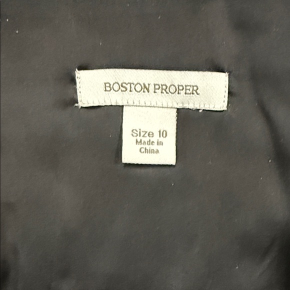 Boston Proper Deep Charcoal Sleeveless Blouse - Picture 2 of 6